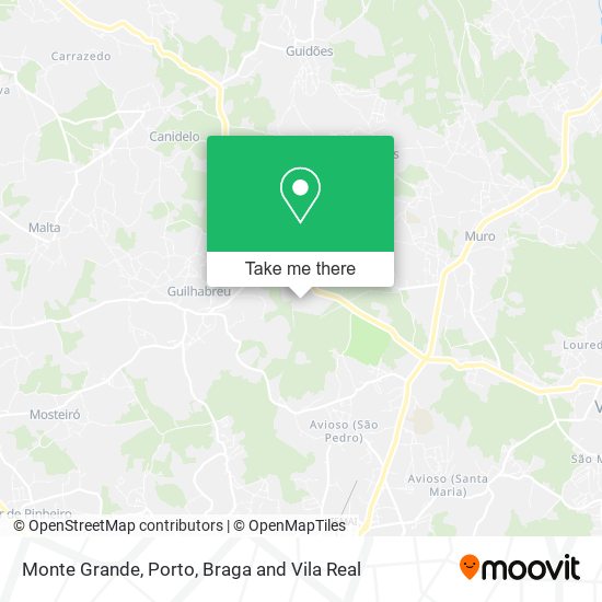 Monte Grande map