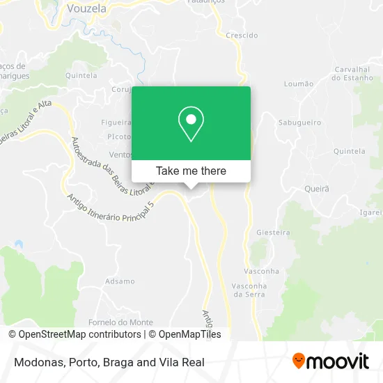 Modonas map