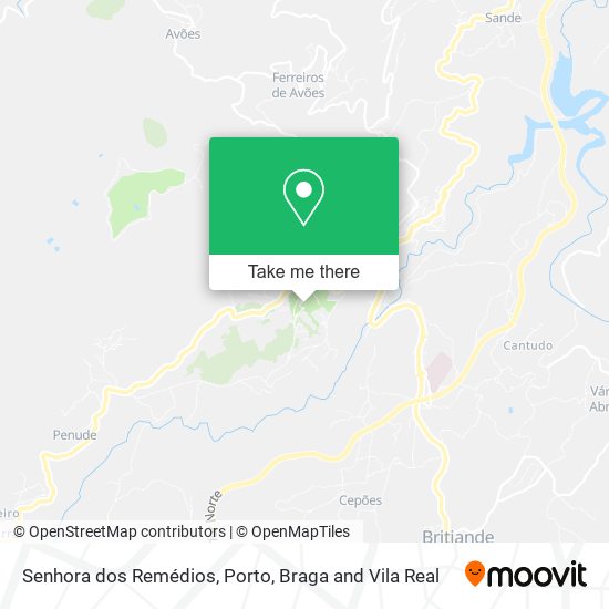 Senhora dos Remédios map