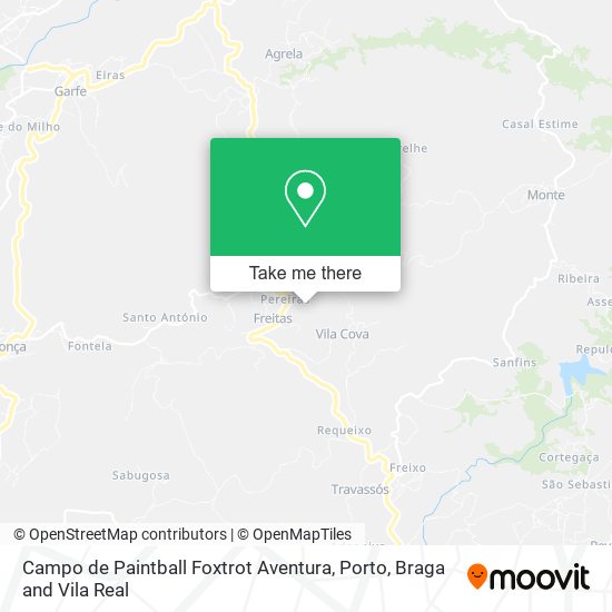 Campo de Paintball Foxtrot Aventura map