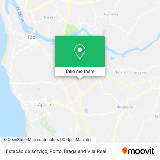 Estação de serviço map