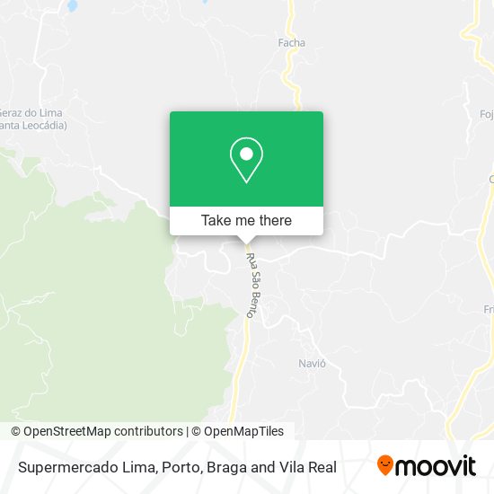 Supermercado Lima mapa