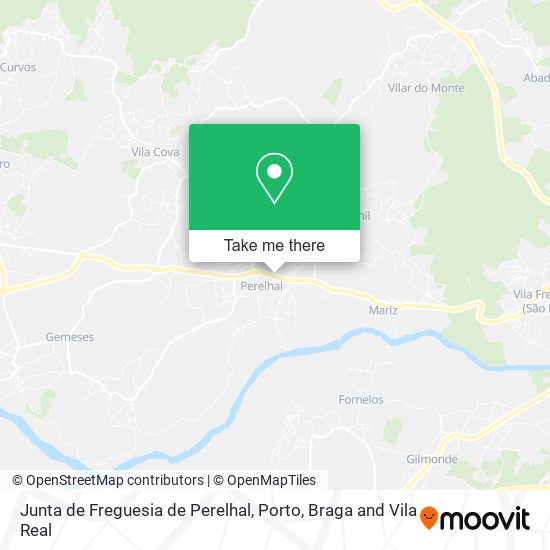 Junta de Freguesia de Perelhal map