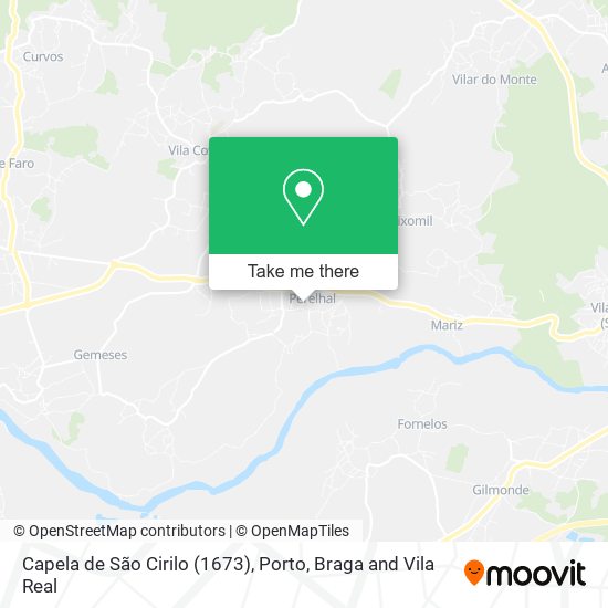 Capela de São Cirilo (1673) map