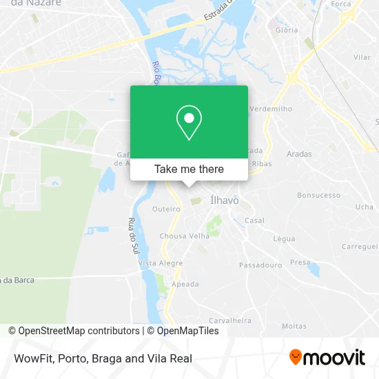 WowFit map