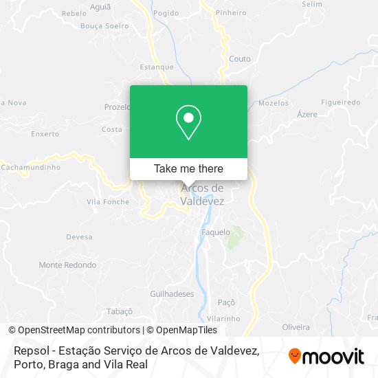 Repsol - Estação Serviço de Arcos de Valdevez map