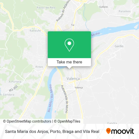 Santa Maria dos Anjos map