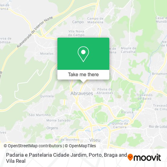 Padaria e Pastelaria Cidade Jardim map