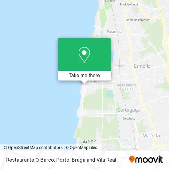 Restaurante O Barco map