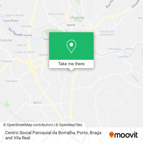 Centro Social Paroquial da Borralha map