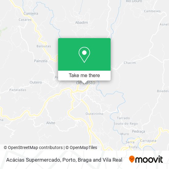 Acácias Supermercado map