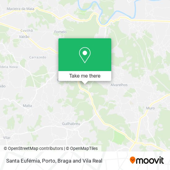 Santa Eufémia mapa