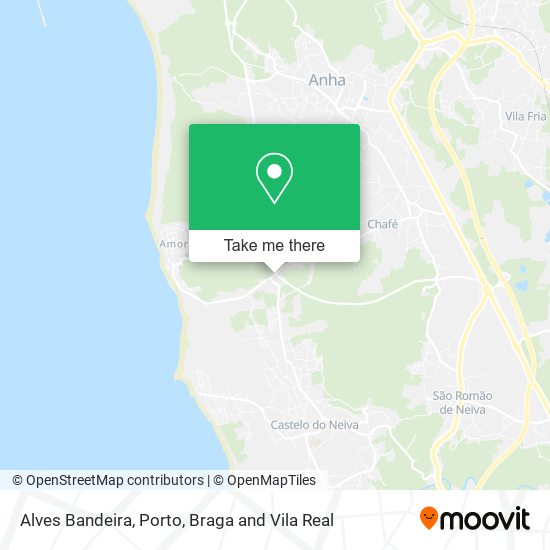 Alves Bandeira map