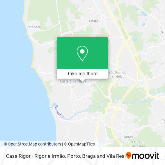 Casa Rigor - Rigor e Irmão mapa