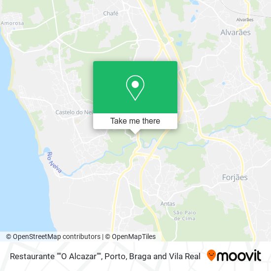 Restaurante ""O Alcazar"" mapa