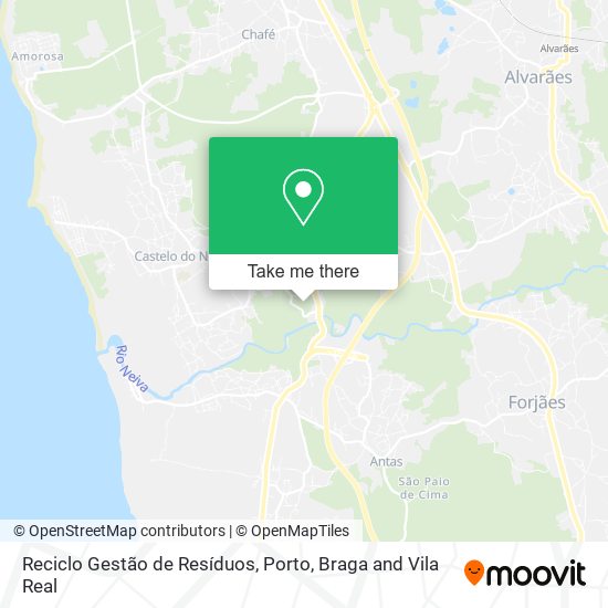 Reciclo Gestão de Resíduos map