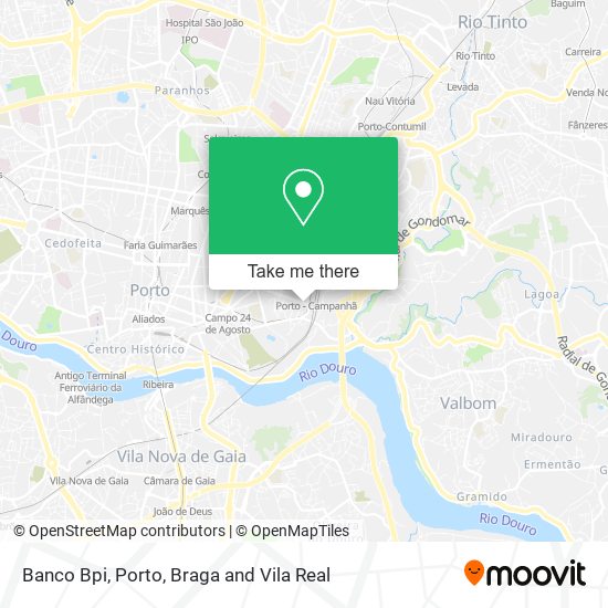 Banco BPI map