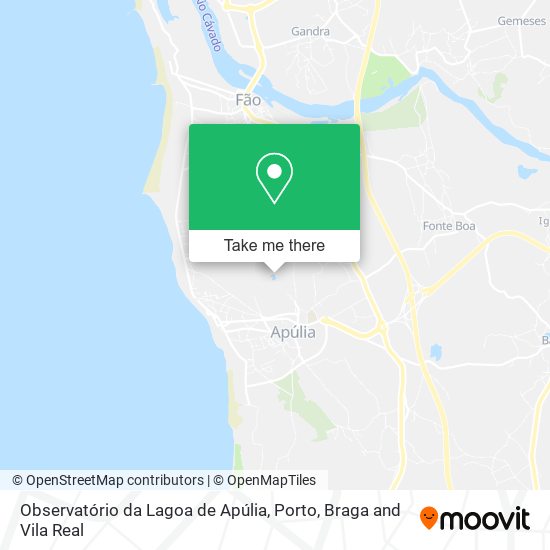 Observatório da Lagoa de Apúlia map
