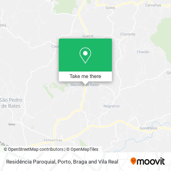 Residência Paroquial mapa