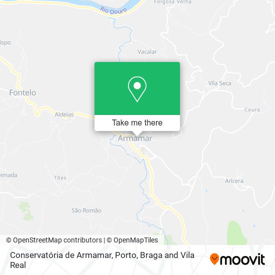 Conservatória de Armamar map
