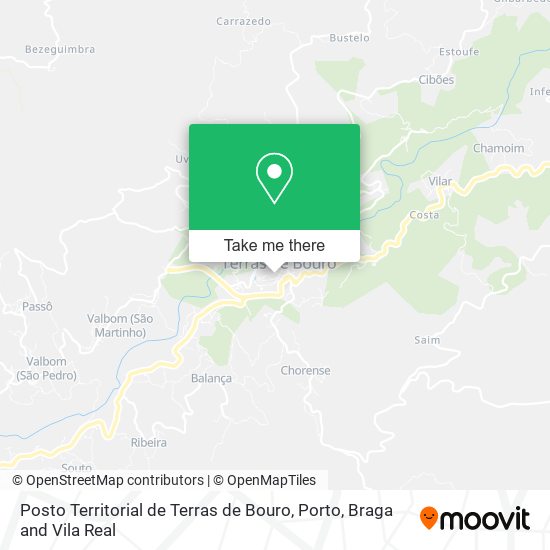 Posto Territorial de Terras de Bouro map