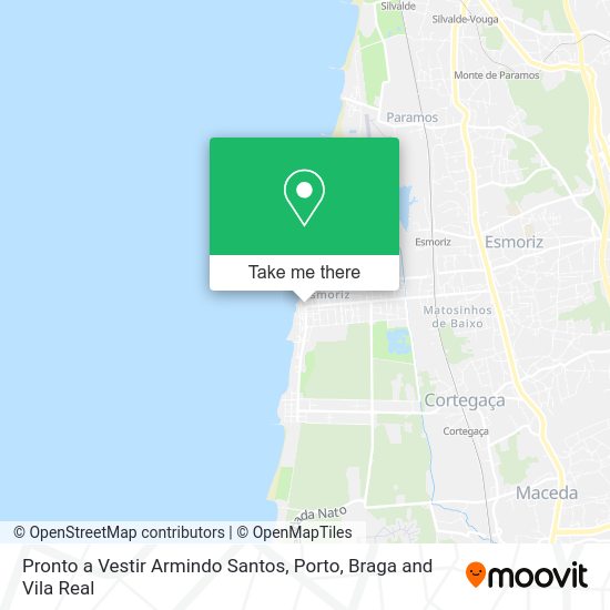 Pronto a Vestir Armindo Santos map