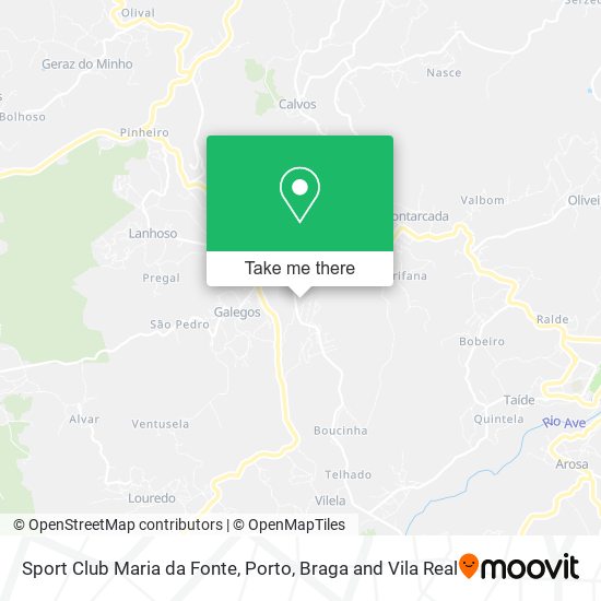 Sport Club Maria da Fonte map