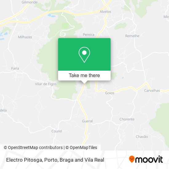 Electro Pitosga mapa