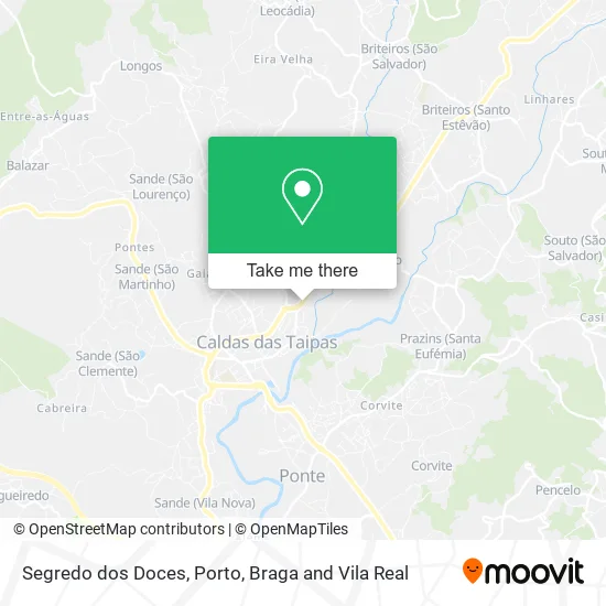 Segredo dos Doces map