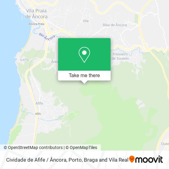 Cividade de Afife / Âncora map
