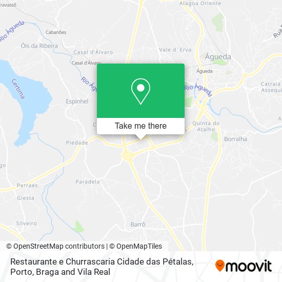Restaurante e Churrascaria Cidade das Pétalas mapa