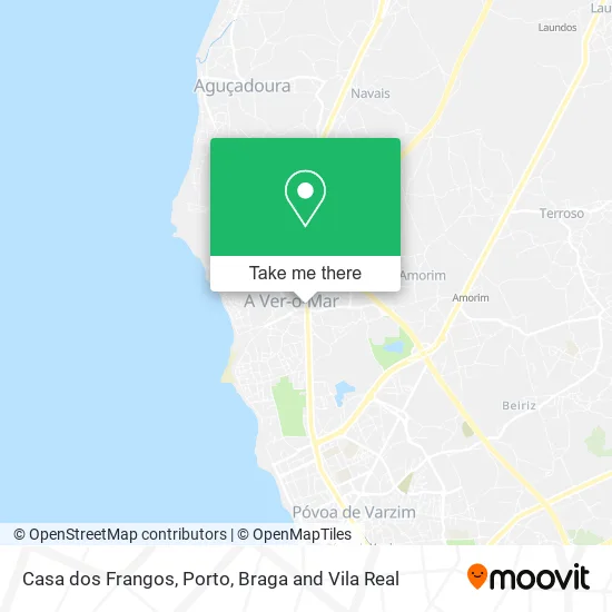 Casa dos Frangos map