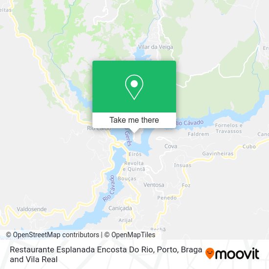 Restaurante Esplanada Encosta Do Rio mapa