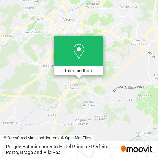 Parque Estacionamento Hotel Principe Perfeito map