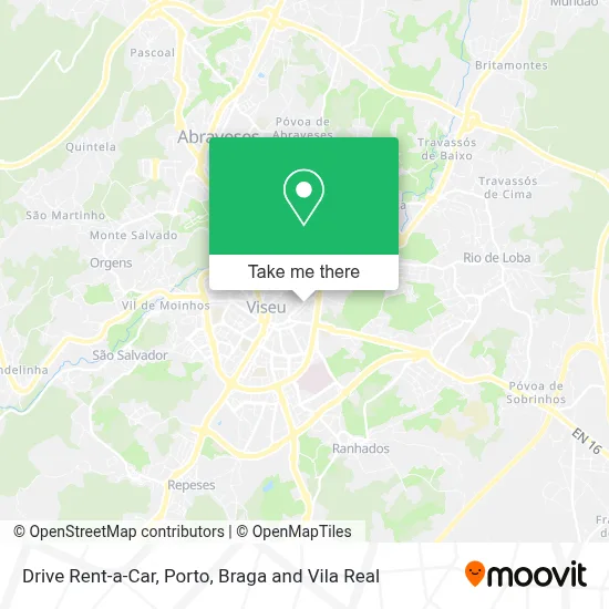 Drive Rent-a-Car map
