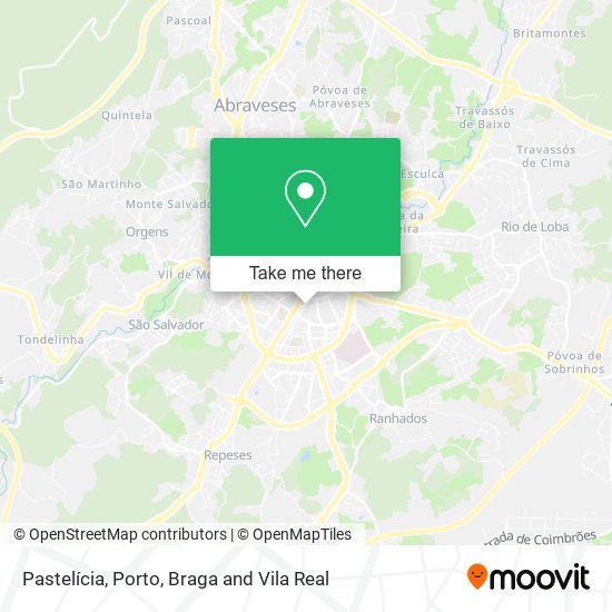 Pastelícia mapa