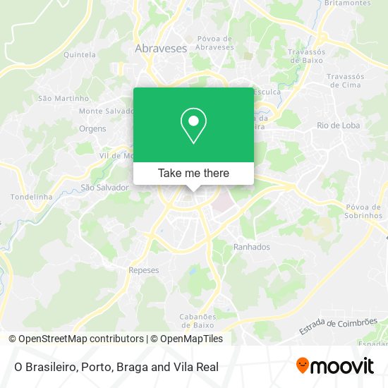 O Brasileiro map