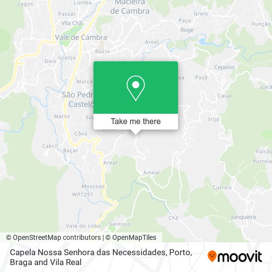 Capela Nossa Senhora das Necessidades mapa