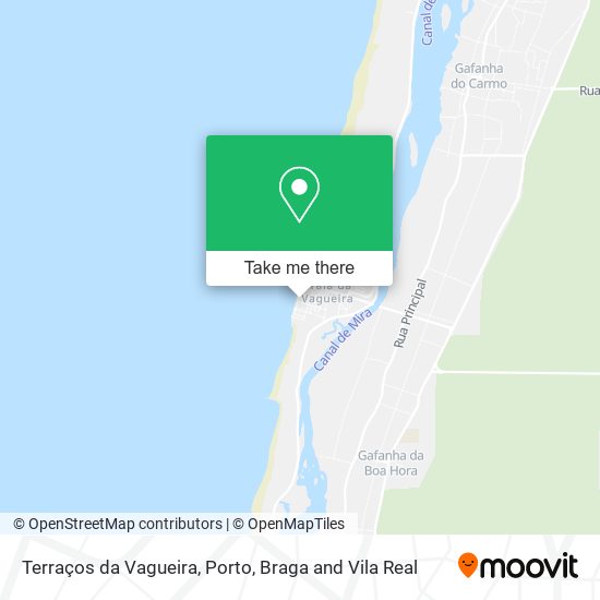 Terraços da Vagueira map