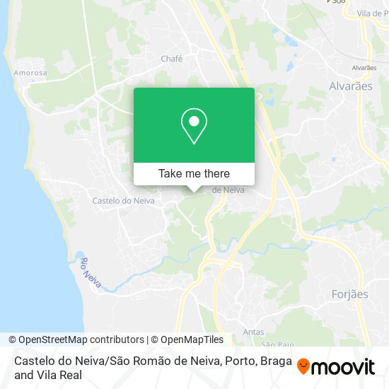 Castelo do Neiva / São Romão de Neiva map