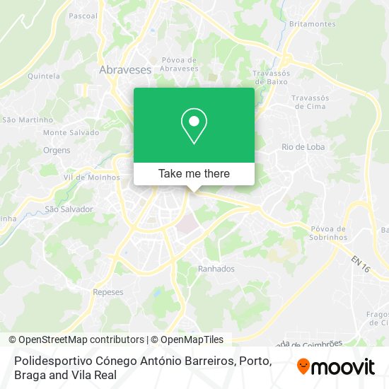 Polidesportivo Cónego António Barreiros map