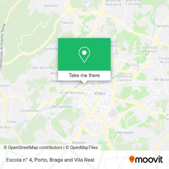 Escola n° 4 mapa
