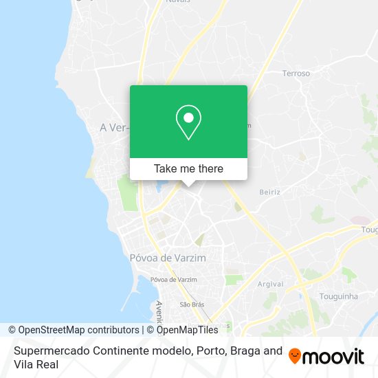 Supermercado Continente modelo map