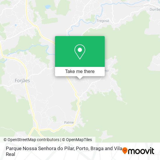 Parque Nossa Senhora do Pilar mapa