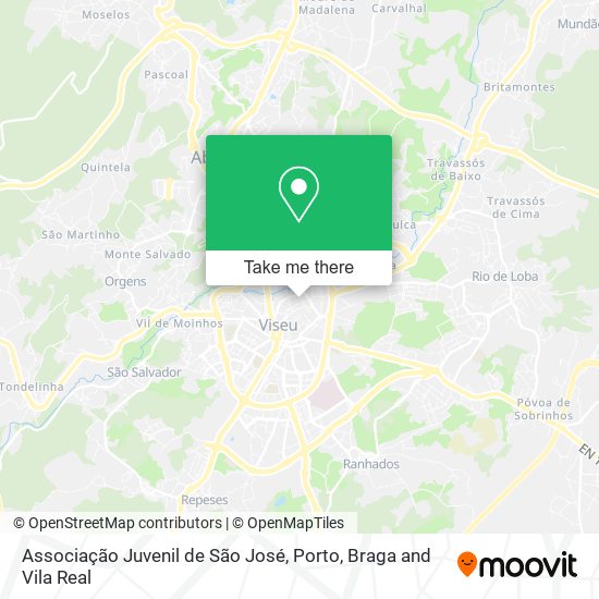 Associação Juvenil de São José mapa
