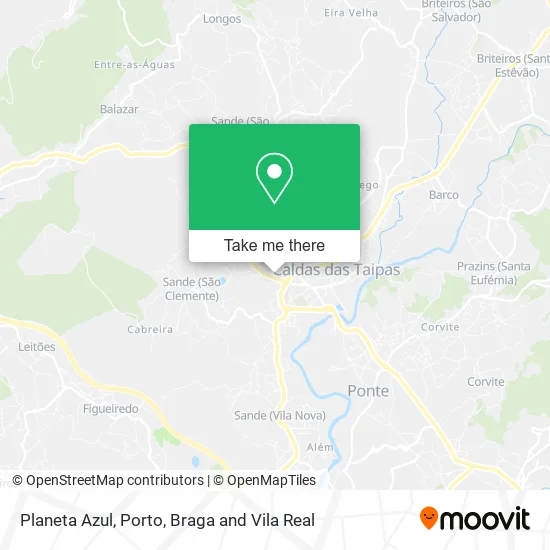 Planeta Azul map