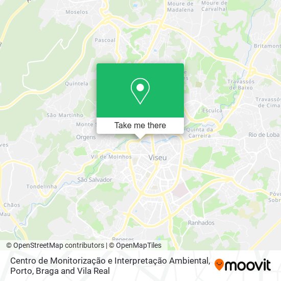 Centro de Monitorização e Interpretação Ambiental map