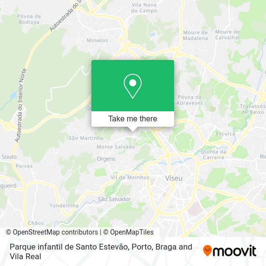 Parque infantil de Santo Estevão map
