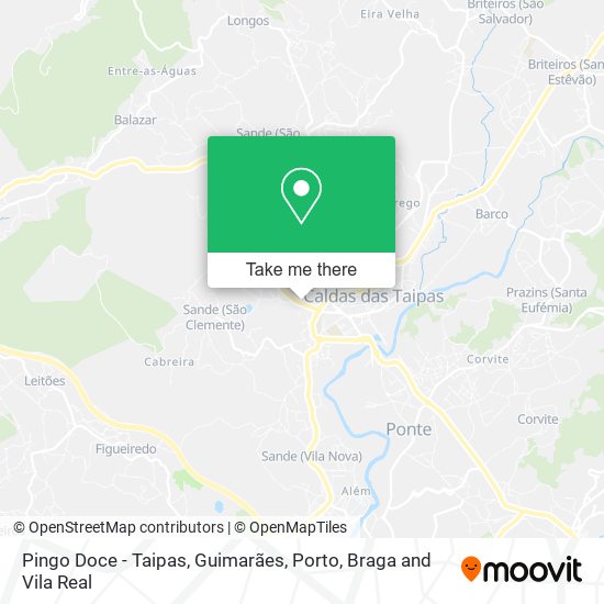 Pingo Doce - Taipas, Guimarães mapa