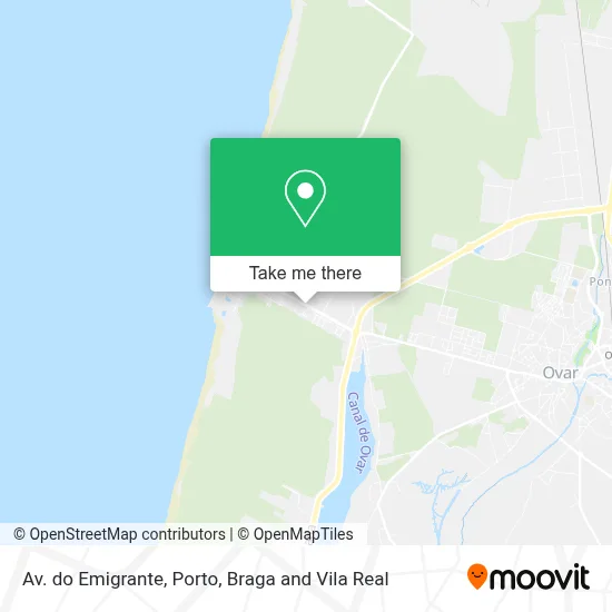 Av. do Emigrante map